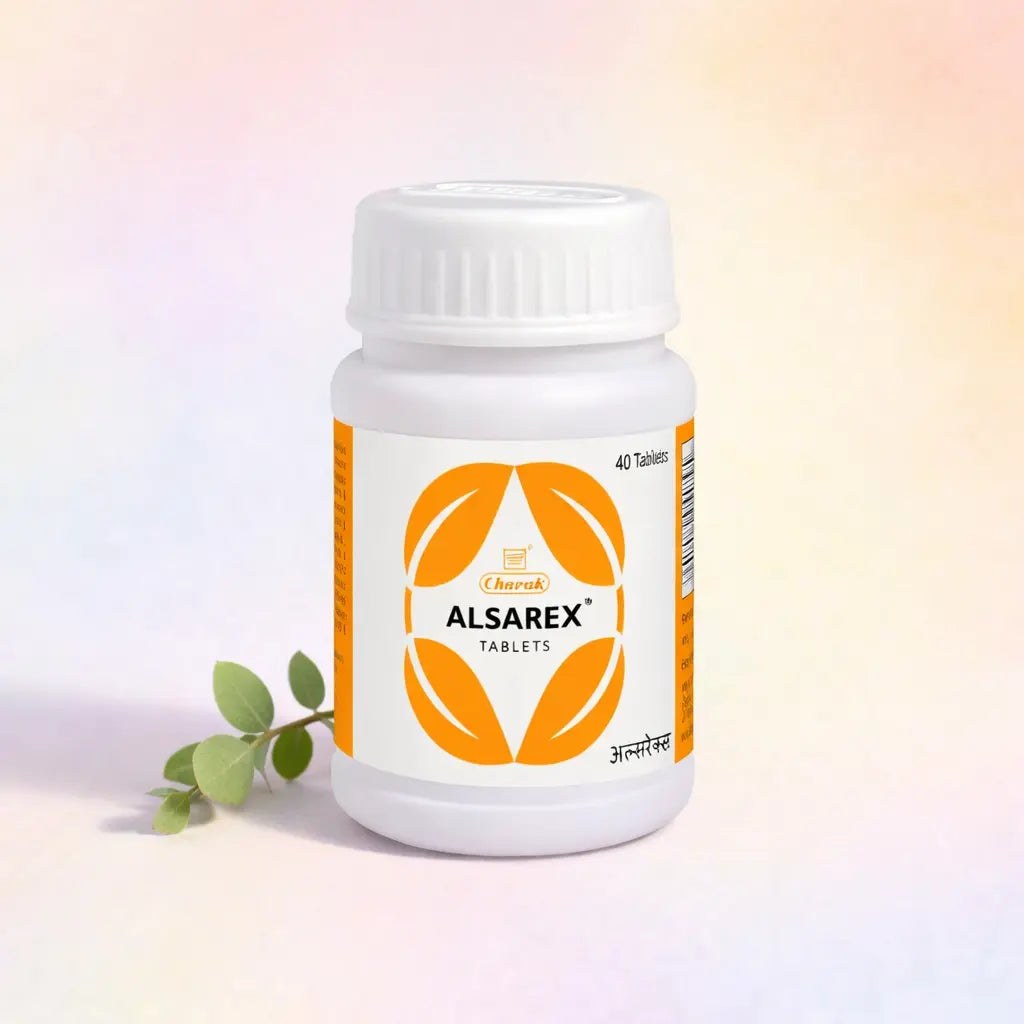 Charak Alsarex 60 Tablets for digestive comfort and gastric ulcer support
