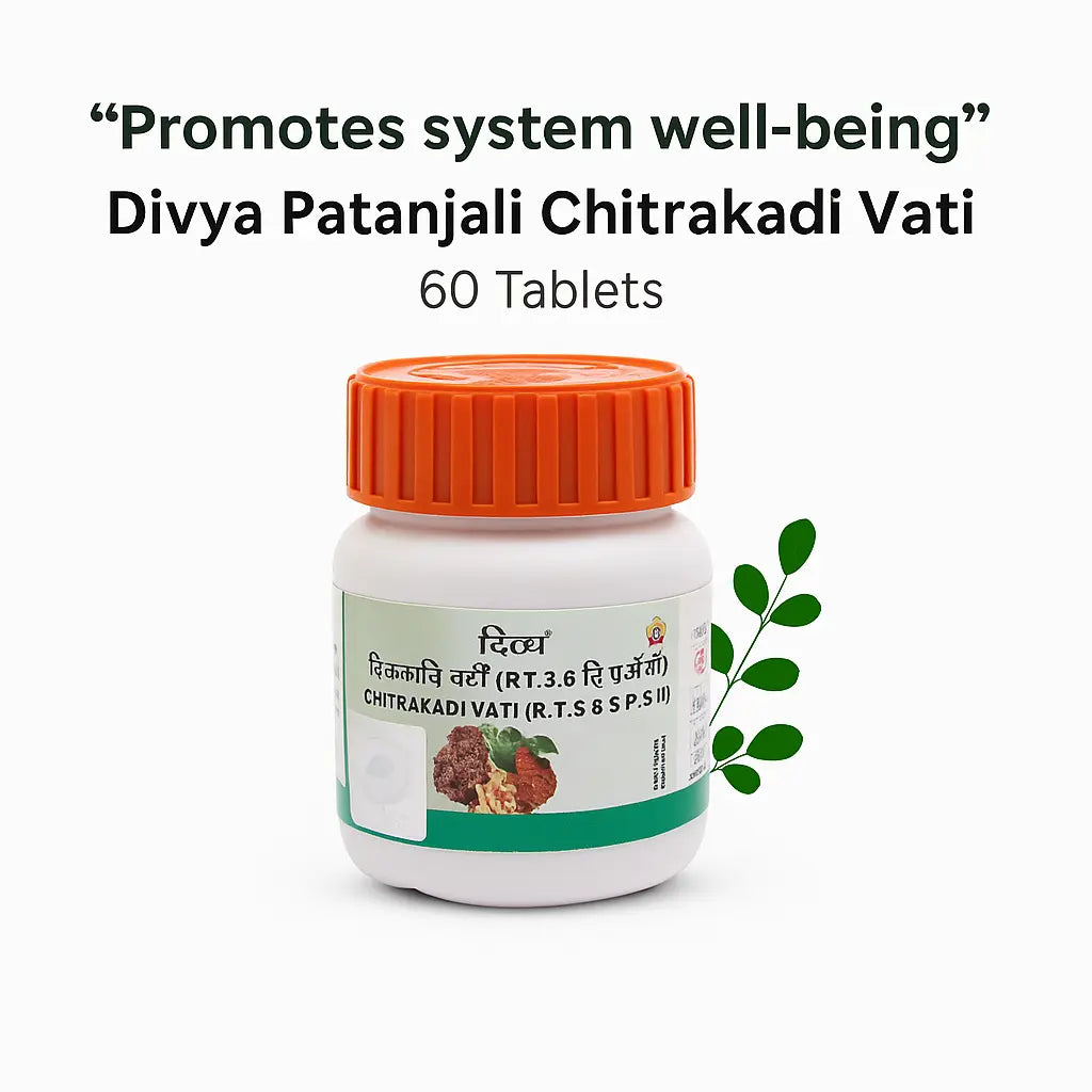 Divya Patanjali - Chitrakadi Vati 60 Tablets Divya Patanjali