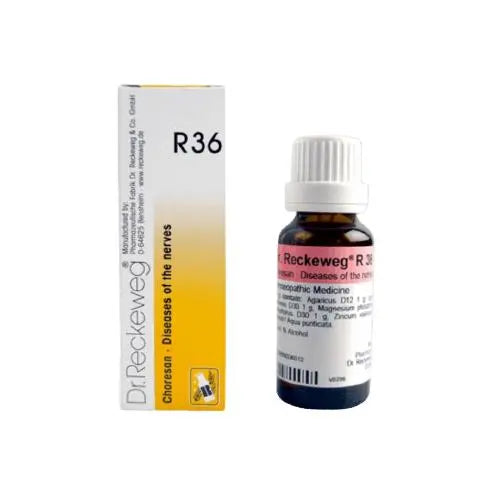 Dr. Reckeweg Germany R36 Choresan Drops 22 ml – homeopathic drops for nerve disorders and nervous system support