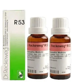 Dr. Reckeweg Germany R53 Comedonin Acne Vulgaris Drops 22 ml – homeopathic drops for acne and skin inflammation relief