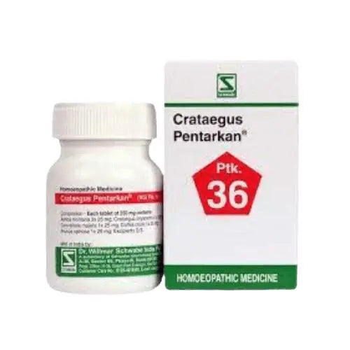 Dr. Schwabe Homeopathy - Crataegus Pentarkan Tablets 20 g - my-ayurvedic