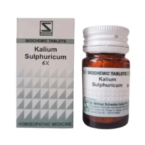 Dr. Schwabe Homeopathy - Schuessler Salt Kalium Sulphuricum 6x Tablets 20 g - my-ayurvedic