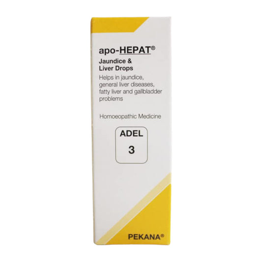 Image: ADEL3 - Apo-Hepat Jaundice Liver Drops 20 ml: Herbal remedy for liver health, detox, and improved digestion.