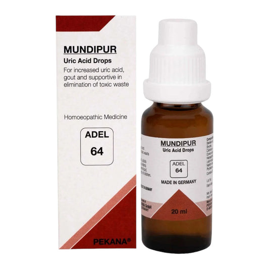 Image: ADEL64 Uric Acid Drops 20ml: Targets gout symptoms, detoxifies, supports well-being.