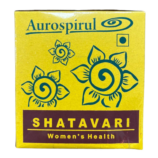 Image: Aurospirul - Shatavari 100 Capsules: Ayurvedic solution for women's health. Balances hormones, aids fertility, supports pregnancy & lactation.