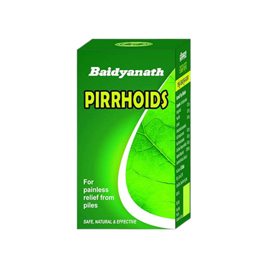 Image: Baidyanath Pirrhoid 50 Tablets - Hemorrhoid treatment with improved digestion and pain. relief..