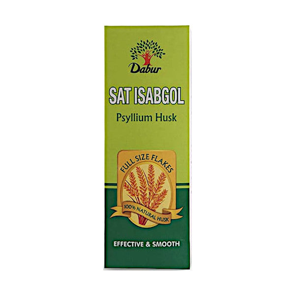 Image: Dabur Nature Care Isabgol 200 g - A natural dietary fiber product for digestive health and relieving constipation.
