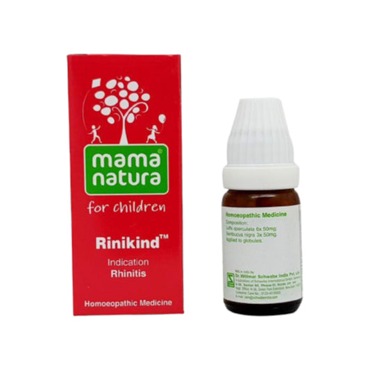 Image: Dr. Schwabe Homeopathy Rinikind Globules 10 g - The solution for allergic rhinitis and nasal comfort.
