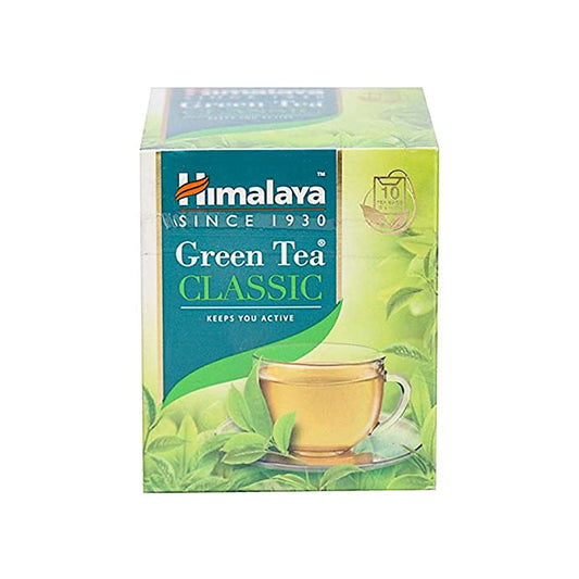 Image: Himalaya Herbals Green Tea Classic 20 Teabags: Aromatic, antioxidant-rich blend with health benefits.