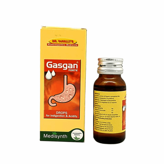 Image: Medisynth Gasgan Forte Drops 30 ml - Relieves indigestion, acidity, and related discomfort.