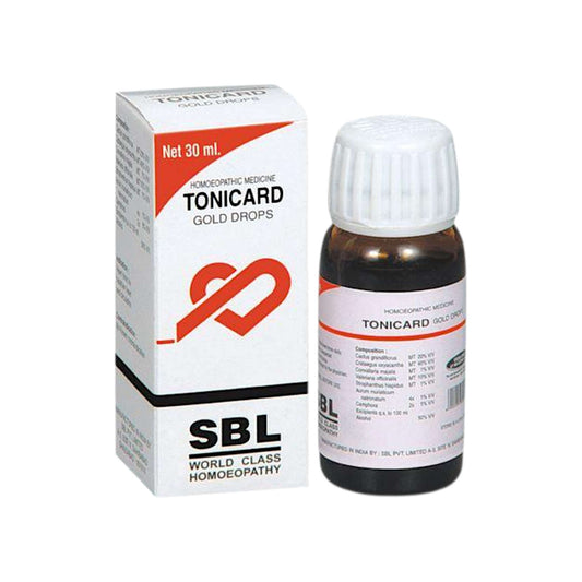 Image: SBL Tonicard Gold Drops 30 ml - Cardioprotector Homeopathic Tonic for Heart Health 