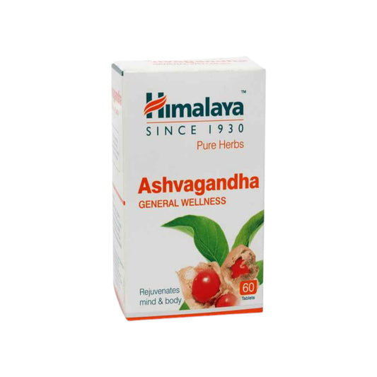 Image Himalaya Herbals Ashvagandha 60 Tablets - Herbal supplement for stress management and well-being.