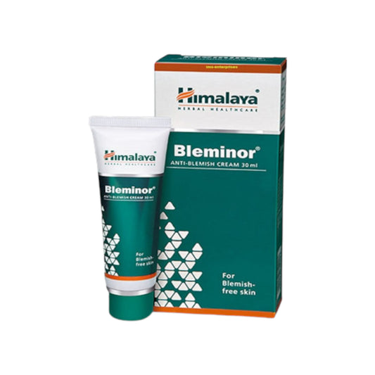 Image: Himalaya Herbals Bleminor Anti Blemish Cream 30 ml - Targets hyperpigmentation, melasma, and skin discoloration.