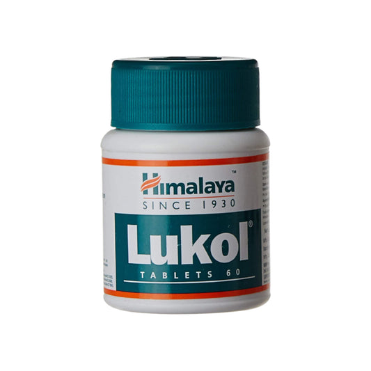 Image: Himalaya Lukol 60 Tablets: Support for female reproductive health, addressing menstrual irregularities and discomfort..
