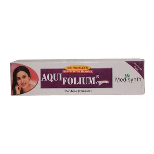 Image: Medisynth Aquifolium Cream 2 x 20 g: Homeopathic treatment for acne and blackheads.