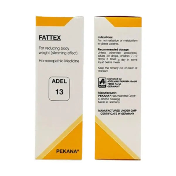 ADEL Germany Homeopathy - ADEL13 Fattex Weight Management Drops 20 ml - my-ayurvedic