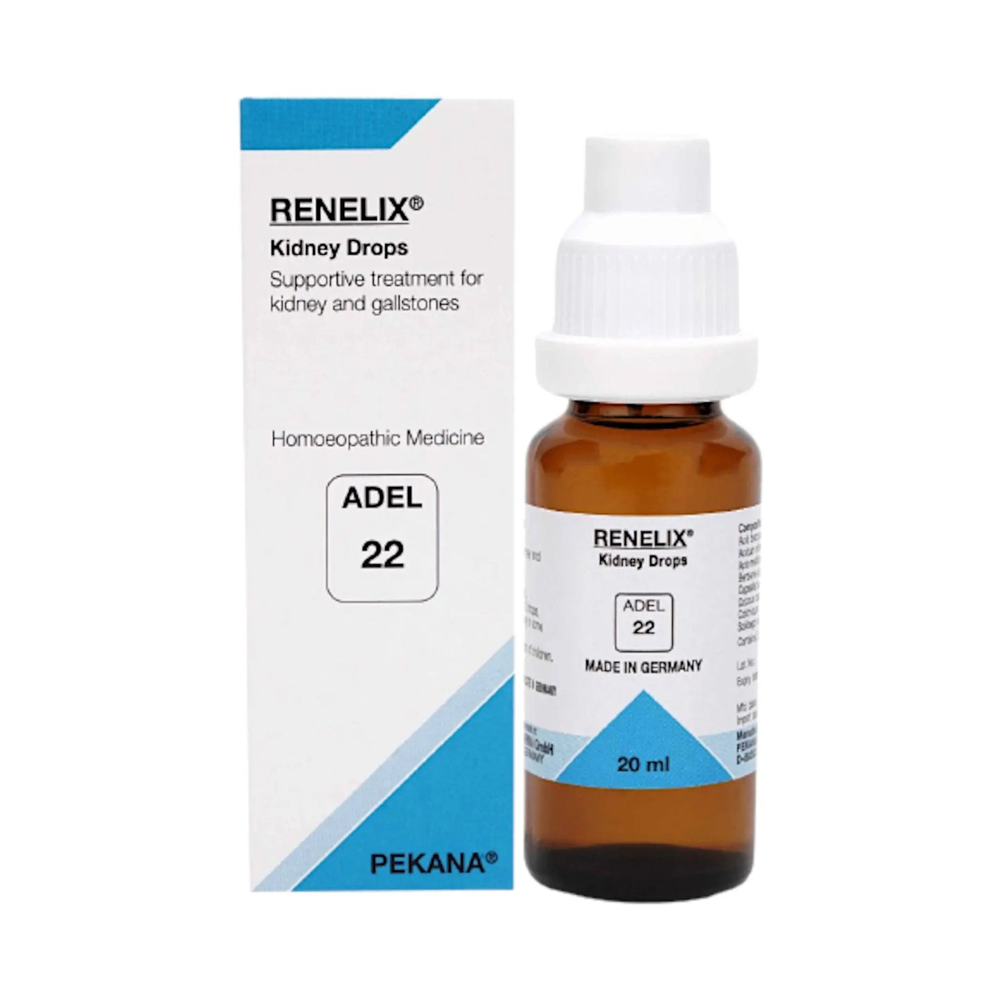 ADEL Germany Homeopathy - ADEL22 Renelix Kidney Drops 20 ml - my-ayurvedic