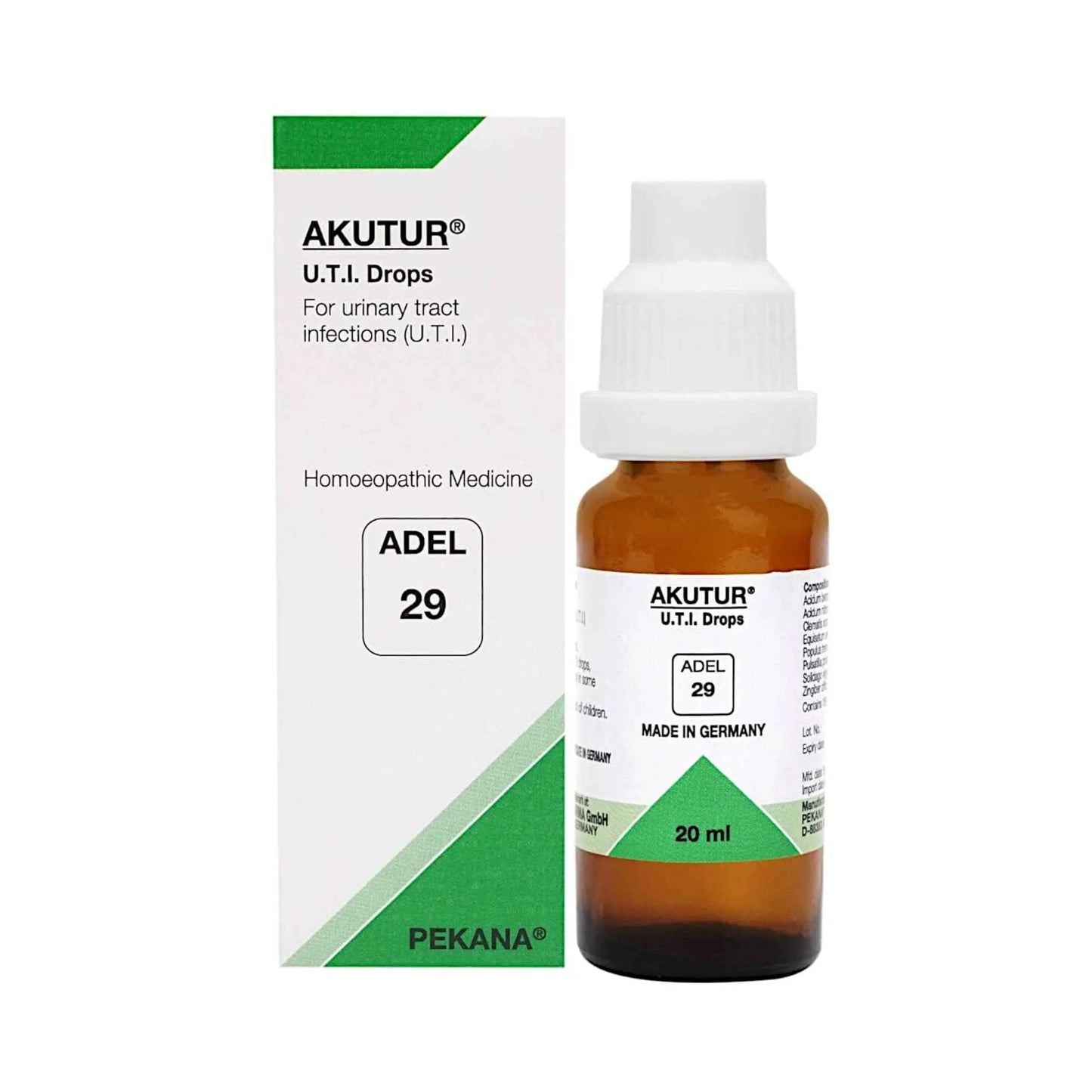 ADEL Germany Homeopathy - ADEL29 Akutur UTI Drops 20 ml - my-ayurvedic