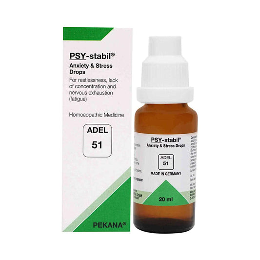 ADEL Germany Homeopathy - ADEL51 PSY-Stabil Anxiety and Stress Drops 20 ml - my-ayurvedic