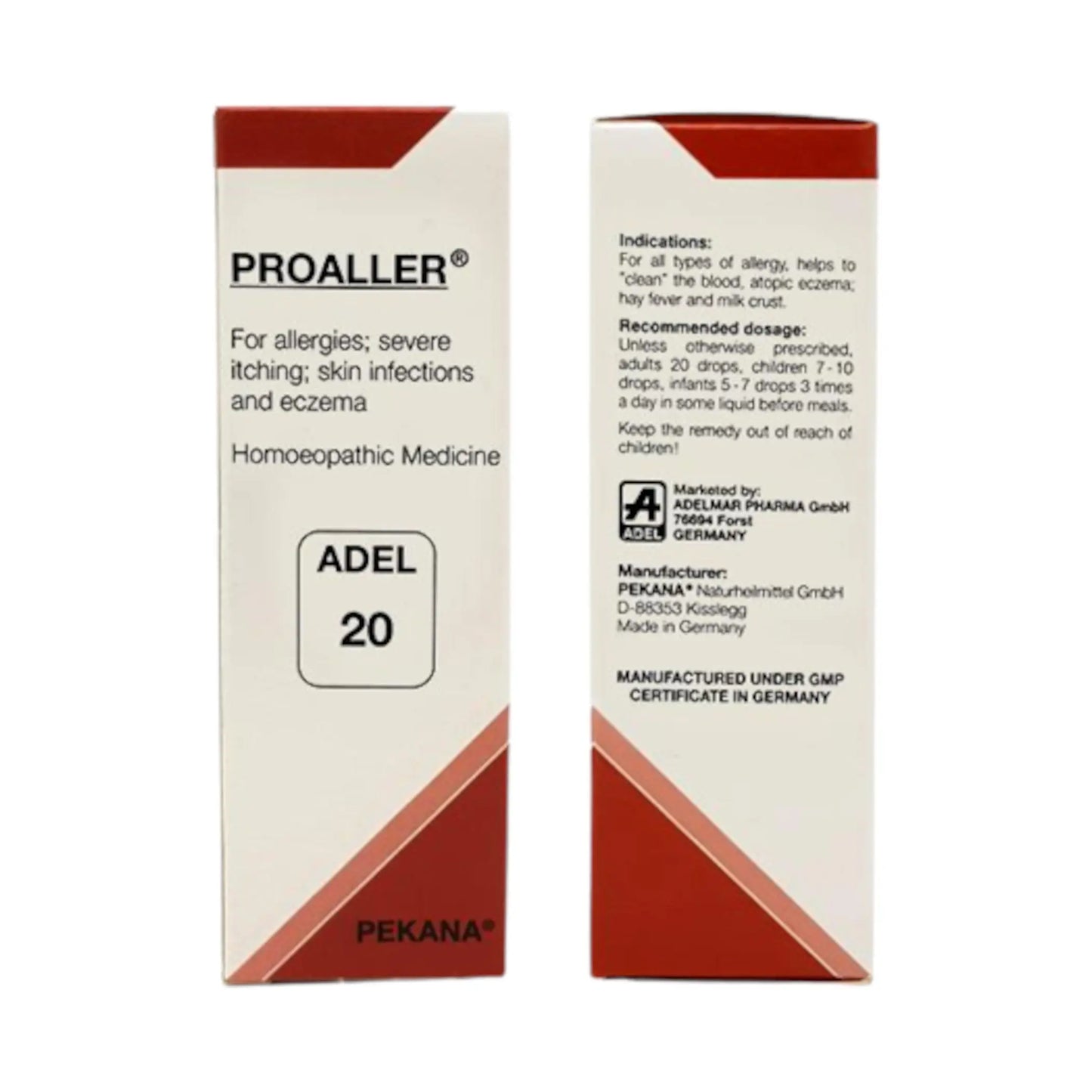 Adel Germany Homeopathy - ADEL20 Proaller Allergy Drops 20 ml - my-ayurvedic