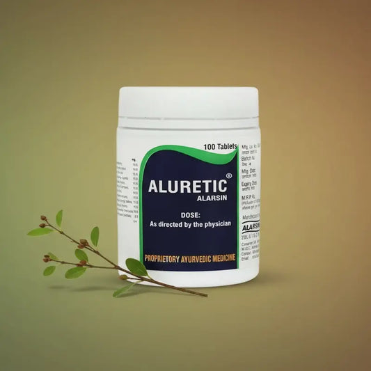 Alarsin Aluretic 100 Tablets for urinary health and water balance support