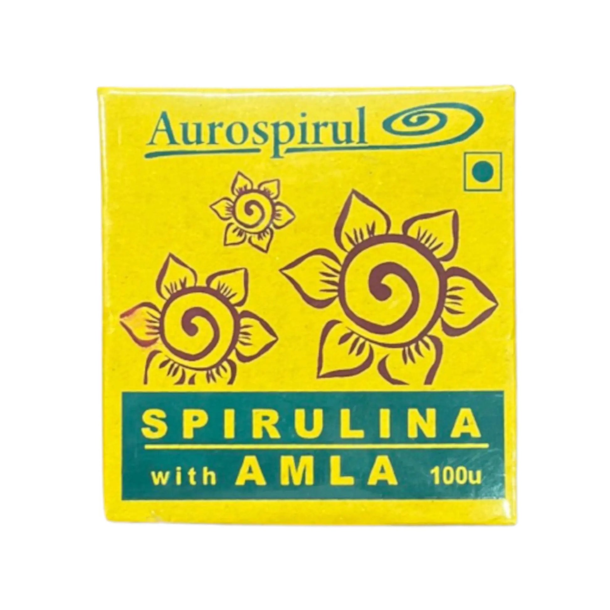 Aurospirul - Spirulina With Amla (Emblica) 100 Capsules - my-ayurvedic