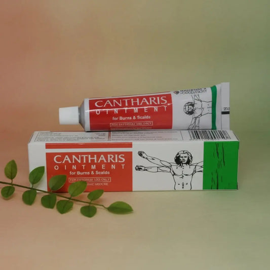 Bakson Homeopathy Cantharis Ointment 25 g for soothing skin irritation and minor burns