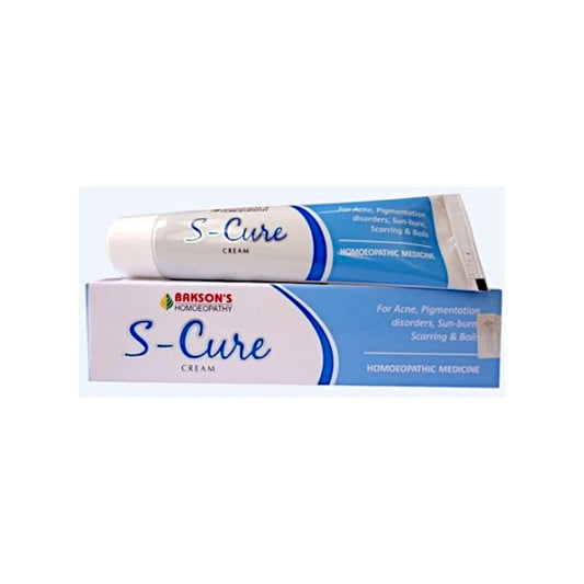 Bakson's Homeopathy - S-cure Cream 30 g - my-ayurvedic