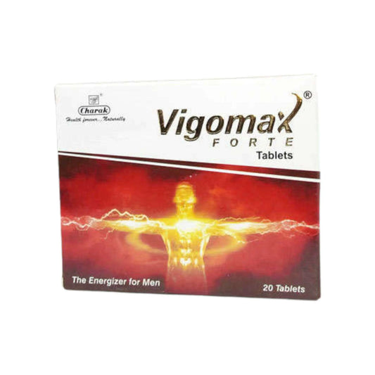 Charak - Vigomax Forte 20 Tablets - my-ayurvedic