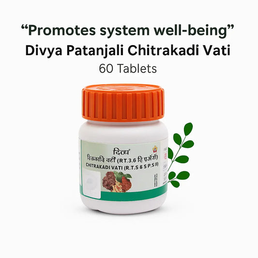 Divya Patanjali - Chitrakadi Vati 60 Tablets Divya Patanjali