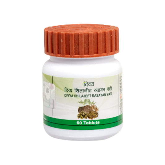 Divya Patanjali - Shilajeet Rasayan Vati 60 Tablets - my-ayurvedic