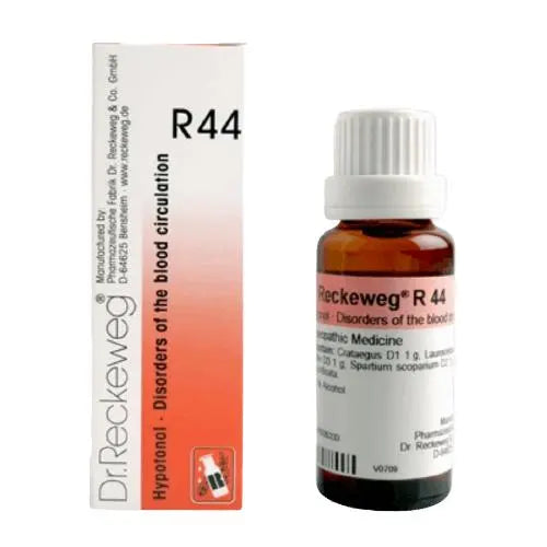 Dr. Reckeweg R44 Hypotonol Heart Drops 22 ml – homeopathic drops for low blood pressure and circulatory support