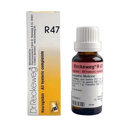 Dr. Reckeweg Germany R47 Neuroglobin Hysteria Drops 22 ml – homeopathic drops for nervous tension and emotional imbalance