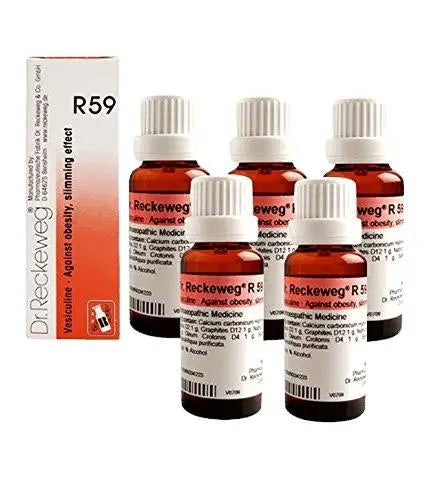 Dr. Reckeweg Germany R59 Obesity and Weight Drops 22 ml – homeopathic drops for weight management and metabolism support