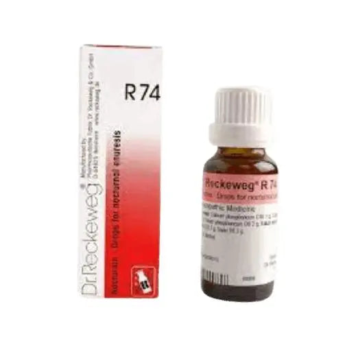 Dr. Reckeweg Germany R74 Nocturnal Enuresis Drops 22 ml – homeopathic drops for bedwetting and bladder control support