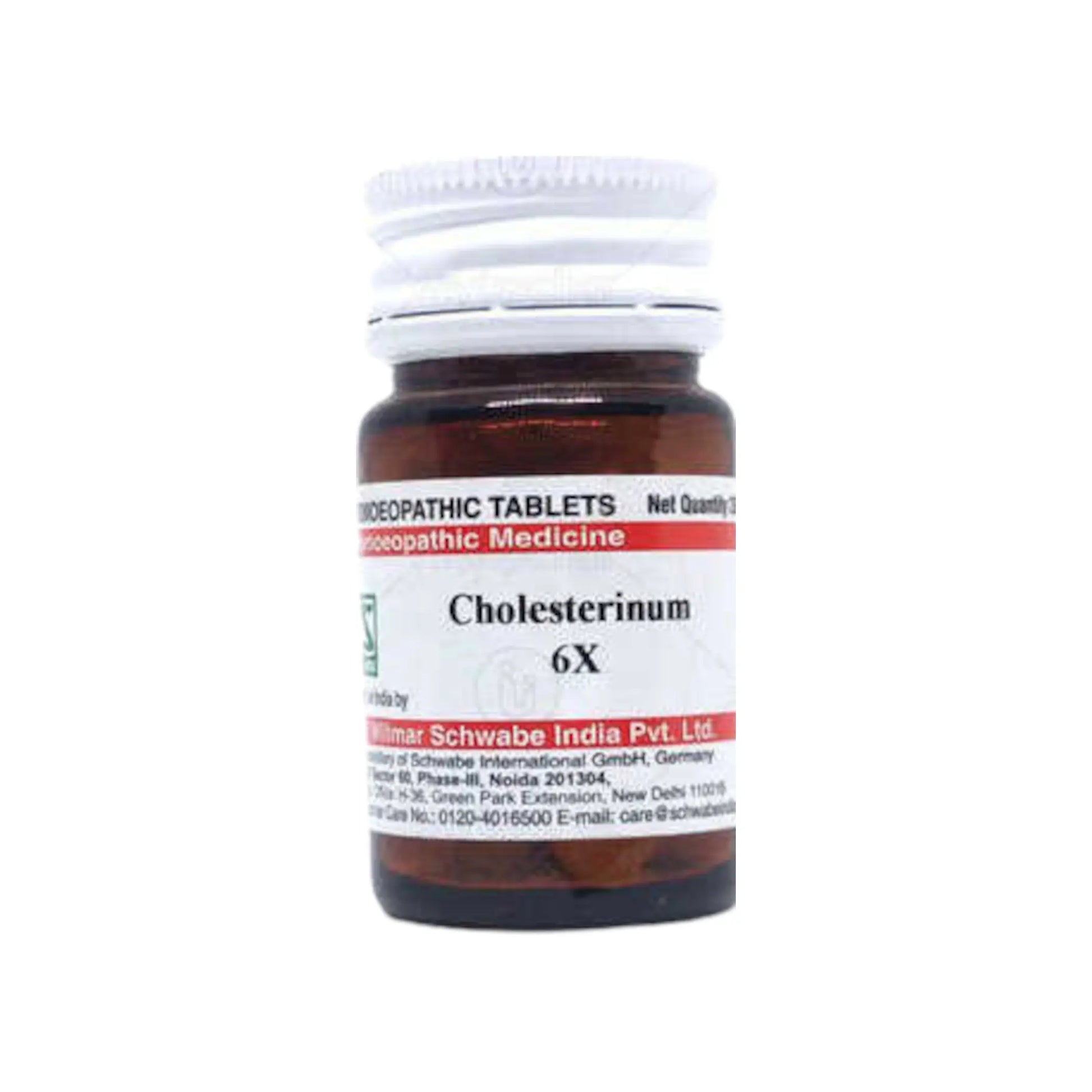 Dr. Schwabe Homeopathy - Cholesterinum Globules 6x - 20 g - my-ayurvedic