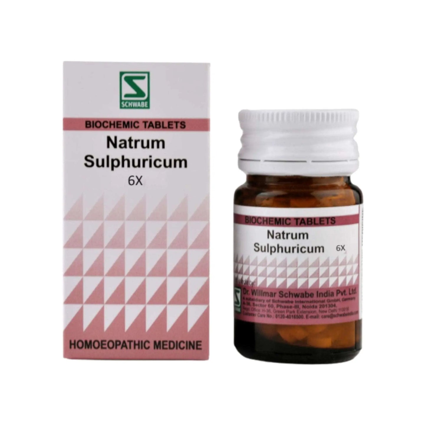 Dr. Schwabe Homeopathy - Schuessler Salt Natrum Sulphuricum 6x Tablets 20 g - my-ayurvedic