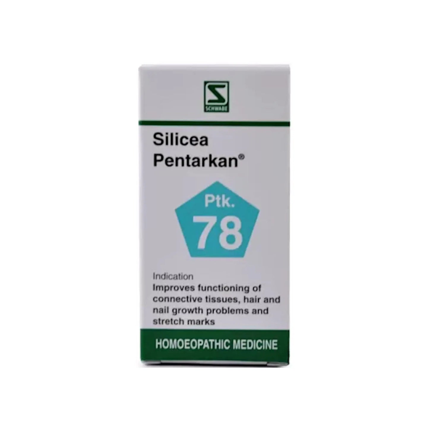 Dr. Schwabe Homeopathy - Silicea Pentarkan Tablets 20 g - my-ayurvedic