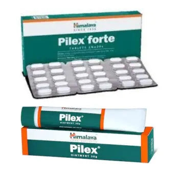 Himalaya Herbals - Pilex Forte Combipack 60 Tablets & 30 g Ointment - my-ayurvedic