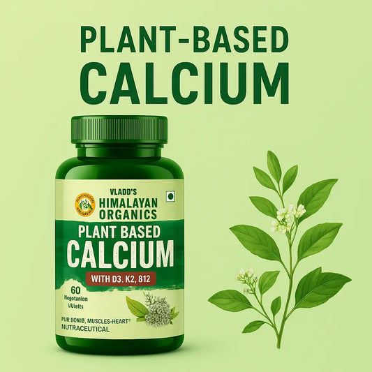 Himalayan Organics - Plant Based Calcium 60 Tablets Himalayan Organics