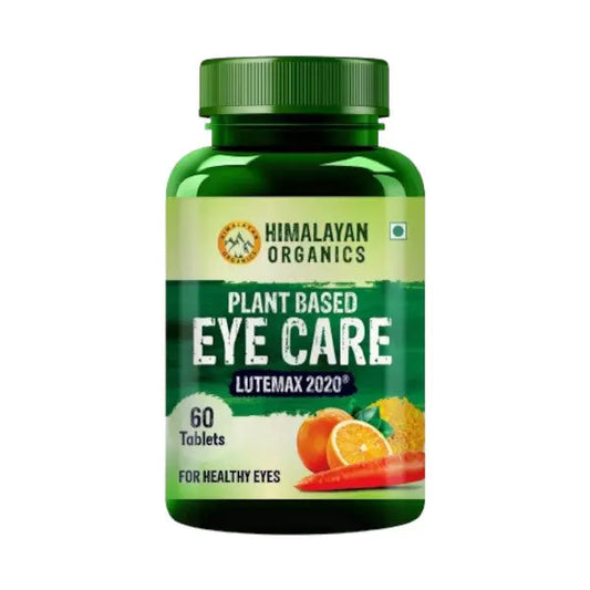 Himalayan Organics Plant Based Eye Care Supplement 60 Tablets – natural vision support, eye health, and antioxidant protection
