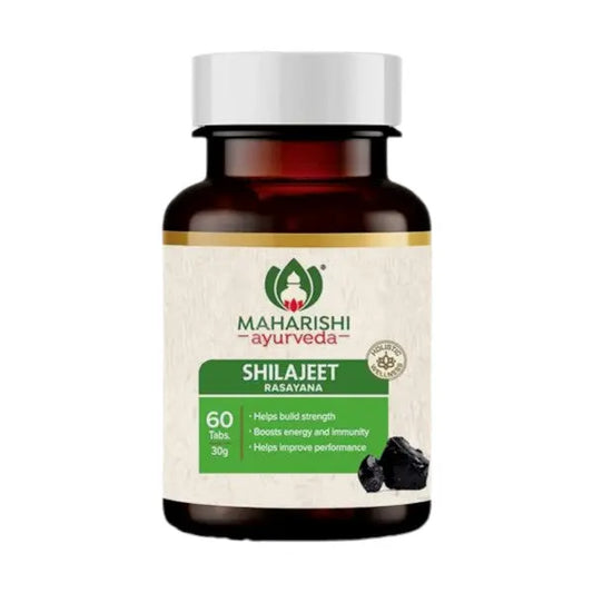 Maharishi Ayurveda Shilajeet Rasayana 500 mg Shilajit 60 Tablets - my-ayurvedic