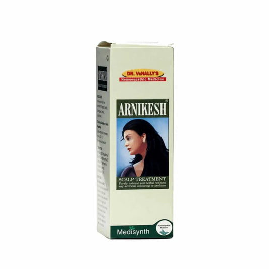 Medisynth Arnikesh Scalp Treatment Oil 100 ml – homeopathic scalp oil for hair strengthening and dandruff relief