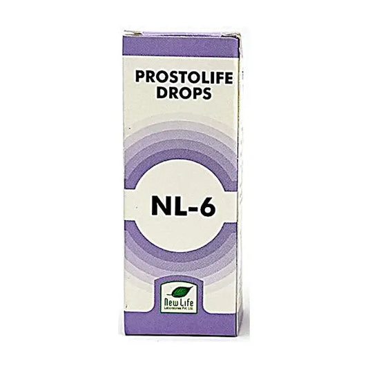 New Life Labs NL6 Prostolife Drops 30 ml – homeopathic drops supporting prostate health and relief from urinary discomfort