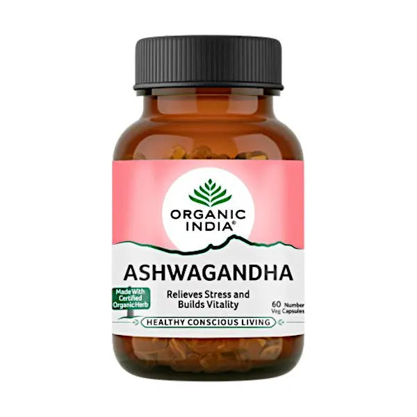 Organic India - Ashwagandha 60 Capsules - my-ayurvedic