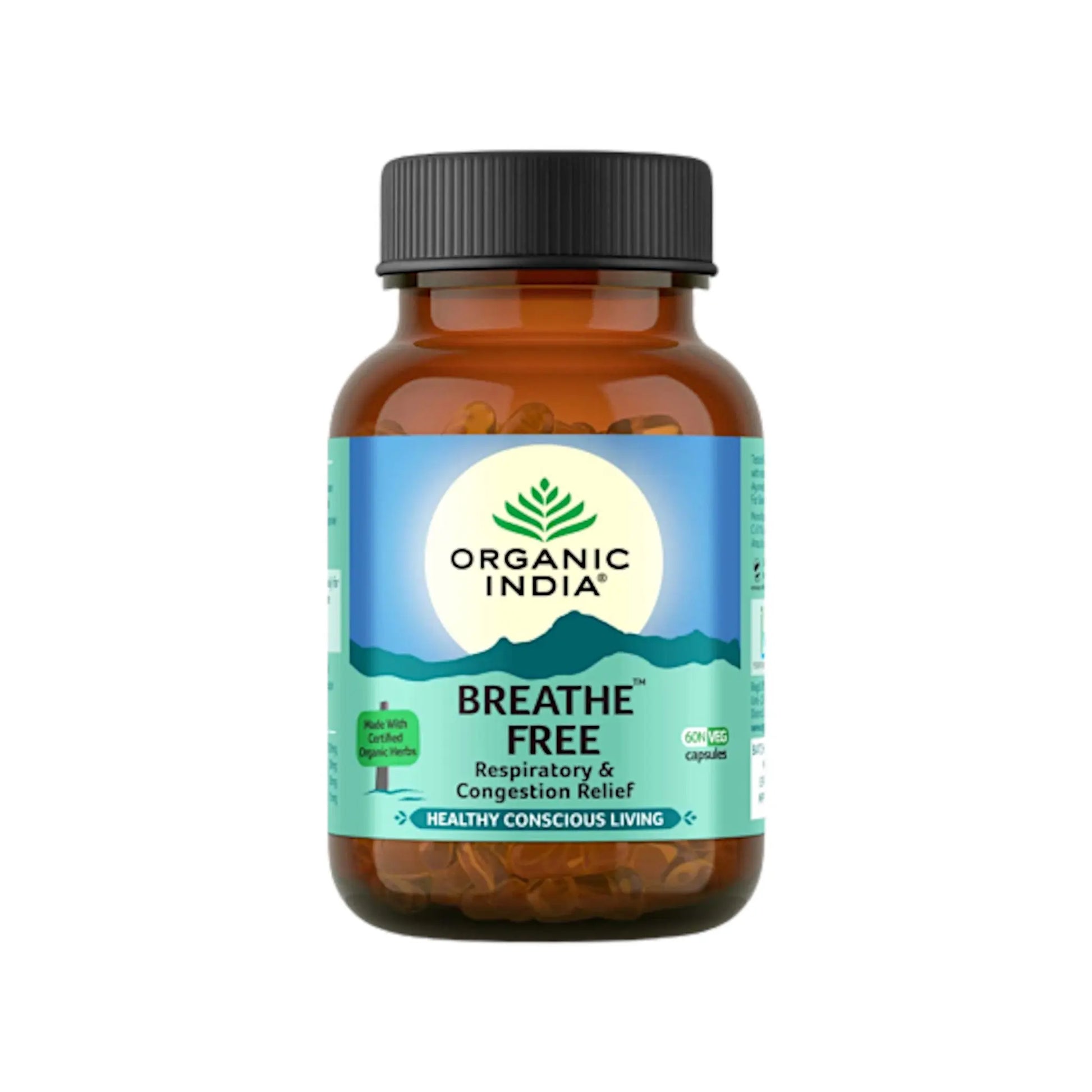 Organic India - Breathe Free 60 Capsules - my-ayurvedic