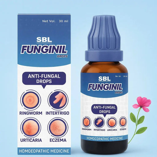 SBL Homeopathy Funingil Drops 30 mll - Homeopathic remedy for fungal infection and skin irritation
