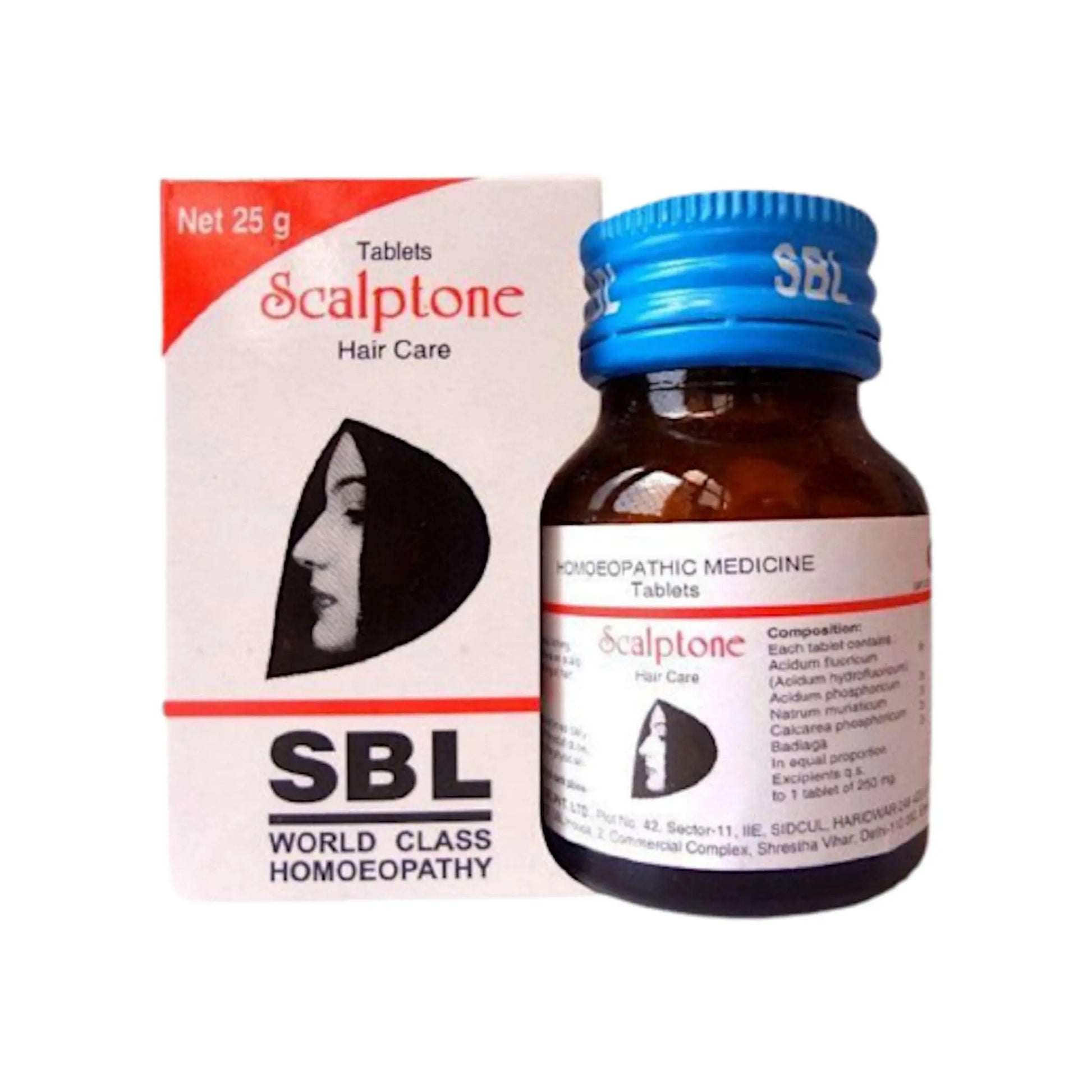 SBL Homeopathy - Scalptone 25 g Tablets - my-ayurvedic