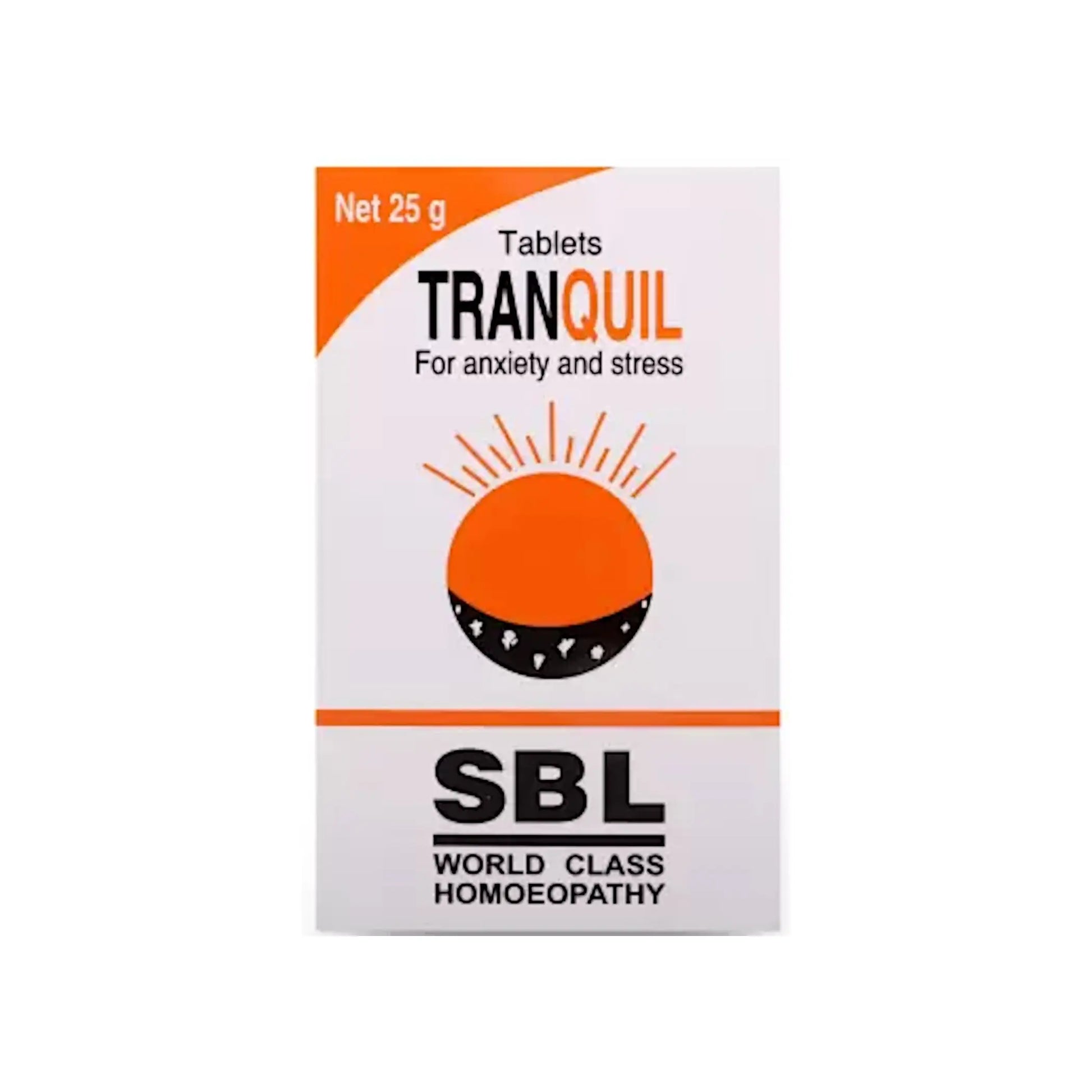 SBL Tranquil Tablets 25 g – homeopathic tablets for stress and anxiety relief