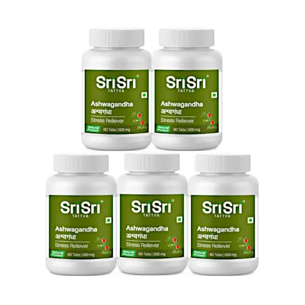 Sri Sri Ayurveda - Ashwagandha 60 Tablets - my-ayurvedic